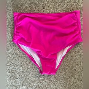 High waisted bikini bottom